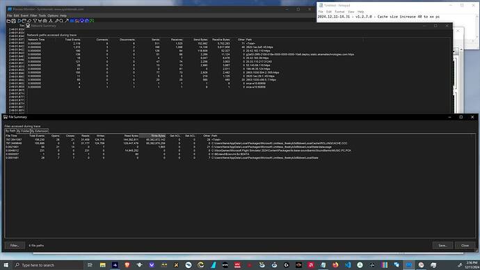 2024.12.11-14.56.00 - ProcMon network and file event summaries