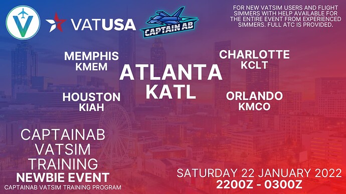 VATSIM Newbie Event - Atlanta Overload - Event Cover Image