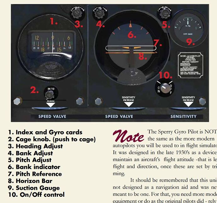 DC3 Sperry autopilot has incorrect functions Resolved Microsoft