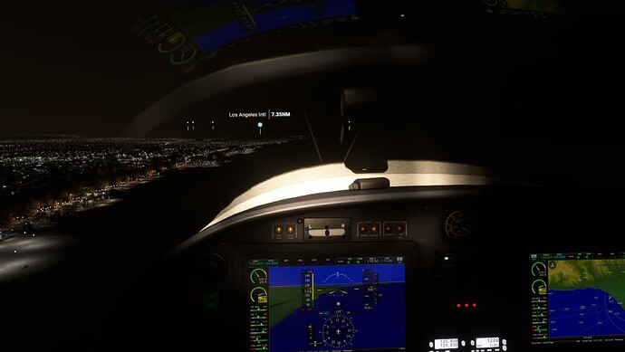 JMB VL-3 Cockpit Night View