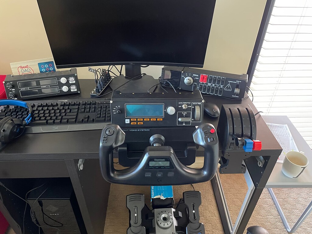 Logitech/Saitek Pro Yoke and throttle key bindings and beta