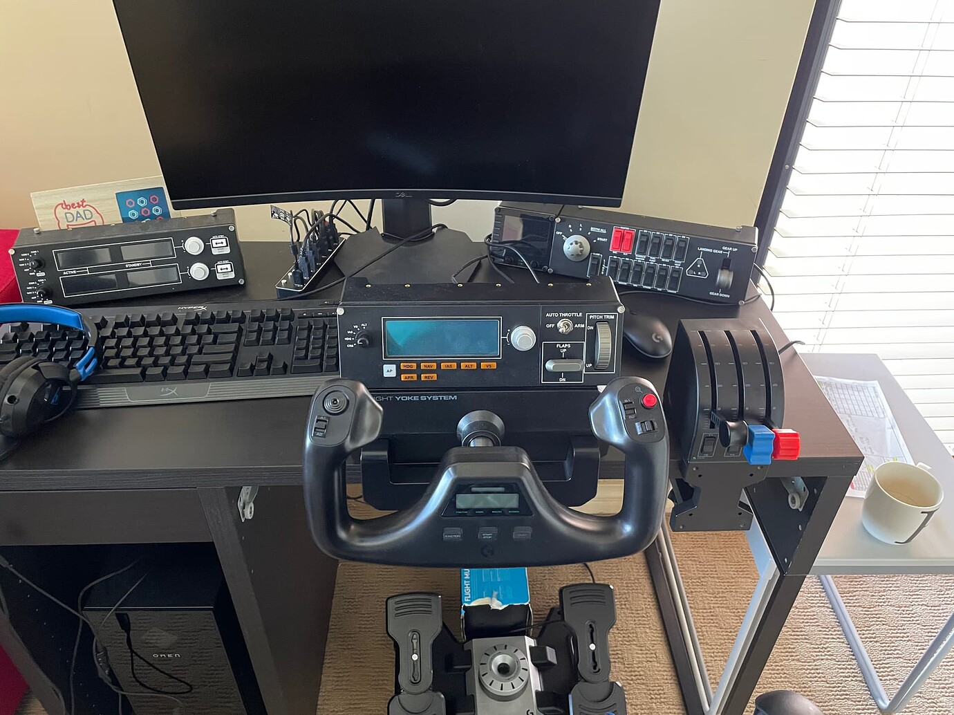 Yoke Flight Sim Setup at June Goodrich blog