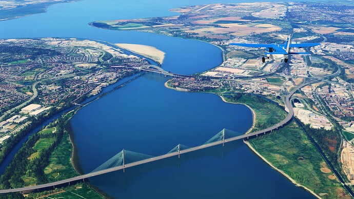 Runcorn Bridge, Mersey Side, England