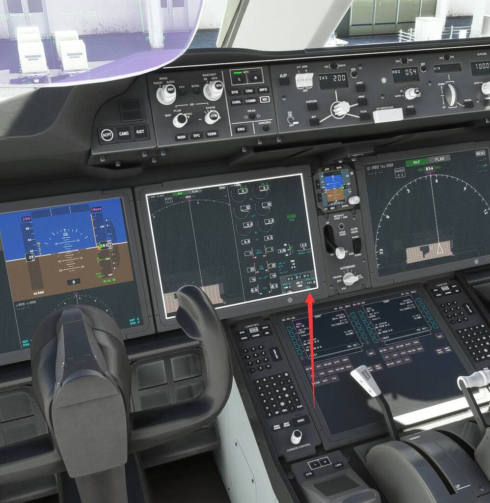 The white border around cockpit instrument panel - Aircraft & Systems ...