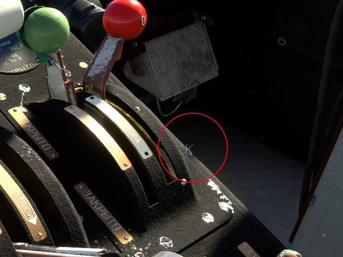 Antonov An2 floating carbheat label "К" Aircraft & Systems