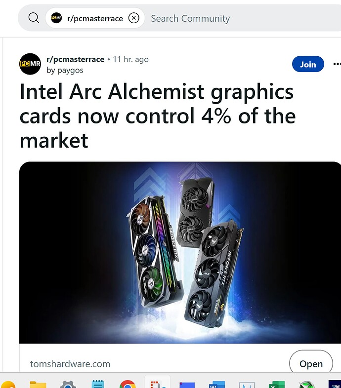 Intel Arc Sales