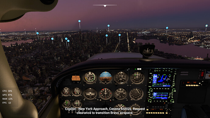 MSFS NY dark