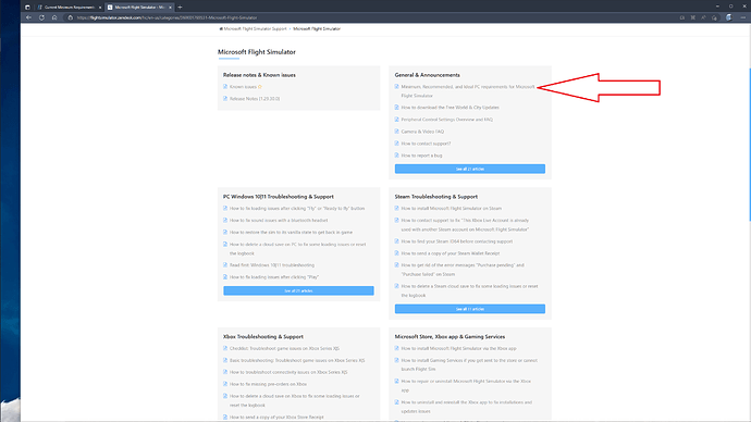 Current Minimum Requirements for Running MSFS2020 on a PC - General ...