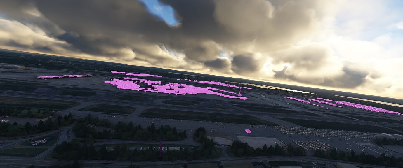 Pink Textures At Hand Crafted Airports Scenery And Airports