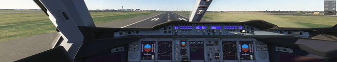 MSFS2024 EHAM A380 cockpit