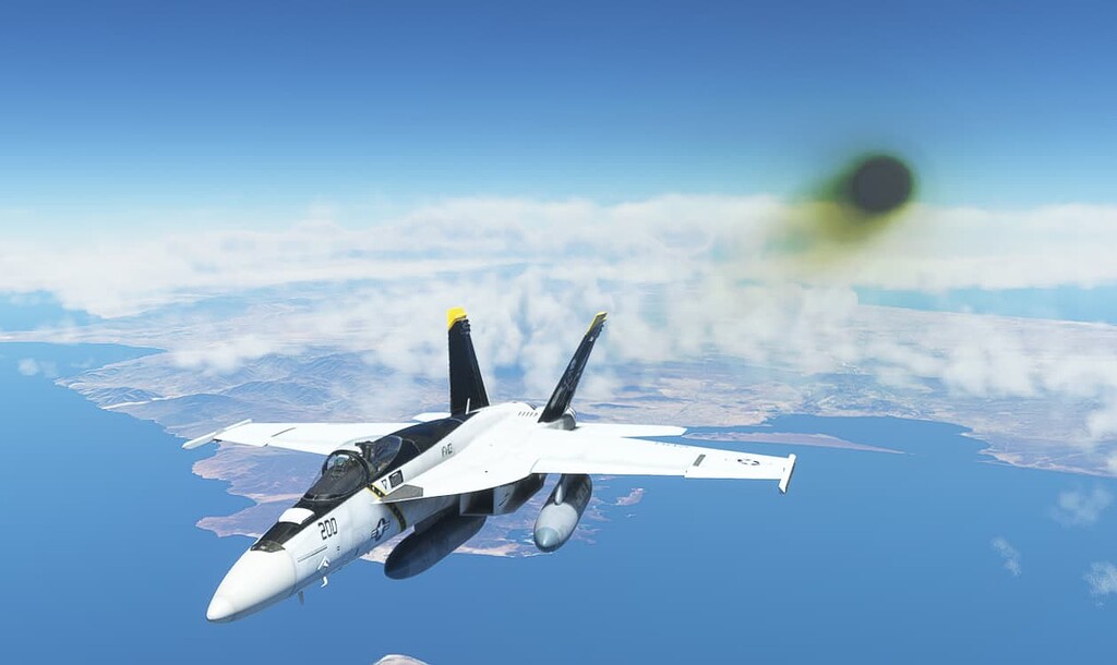 Super Warrior F-18 green exhaust/contrail help - Aircraft - Microsoft ...
