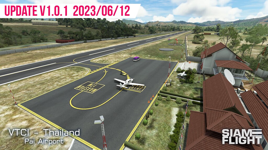 [Update v1.0.1] VTCI Pai Airport Mae Hong Son MSFS | SiamFlight - 3rd ...