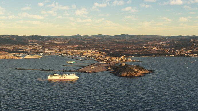 Ferries leaving Ibiza