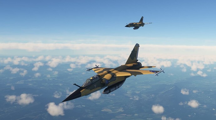 Mirage F1's Close formation
