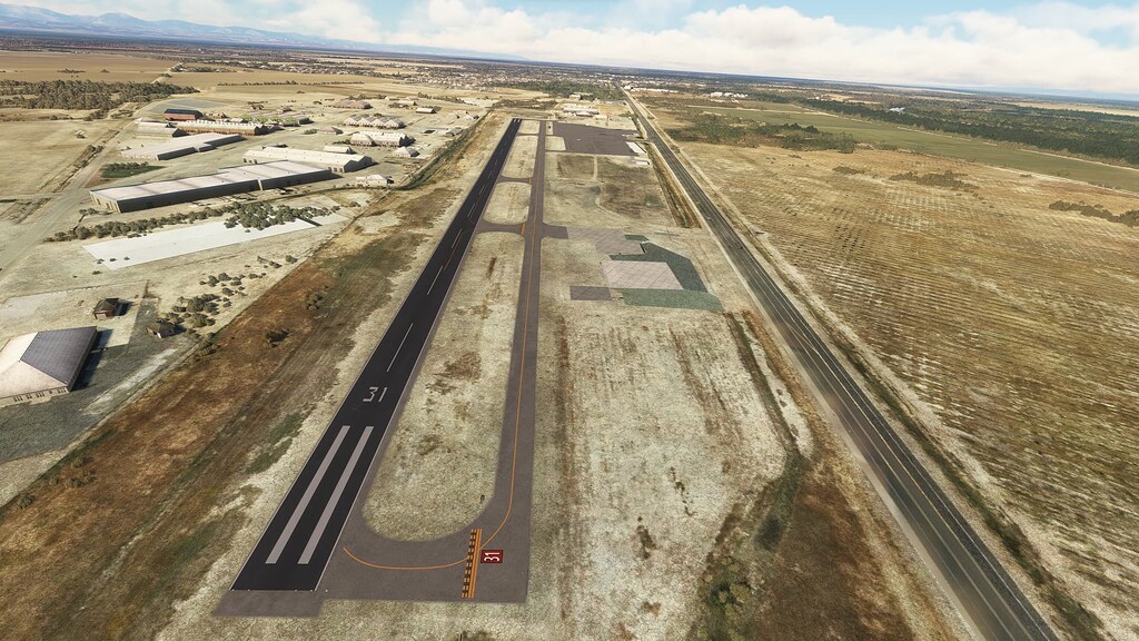 O08 Colusa County Airport Structures Flattened and/or Missing Scenery