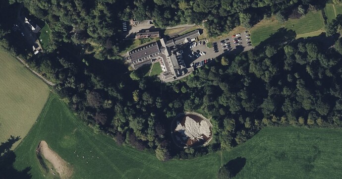 Barony Castle Hotel in Bing Maps