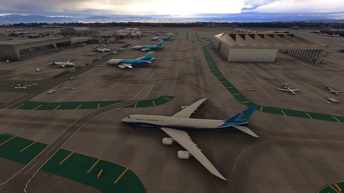 Boeing Broken Clouds 5 - Taxi B