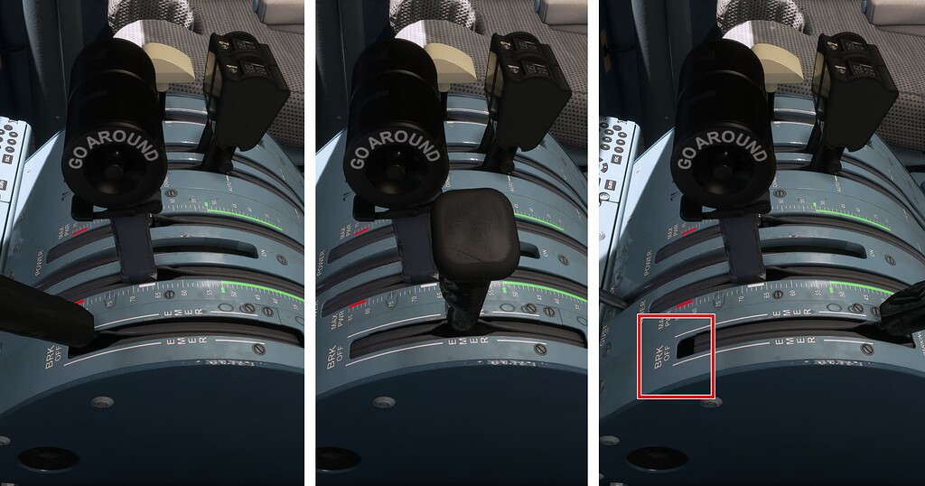[ATR 42/72] Parking Brake visual issue Aircraft & Systems Microsoft