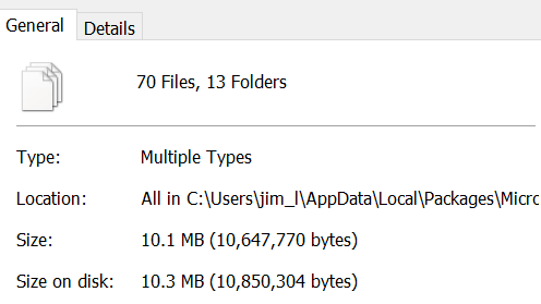 20200824 Cache Files Not Selected