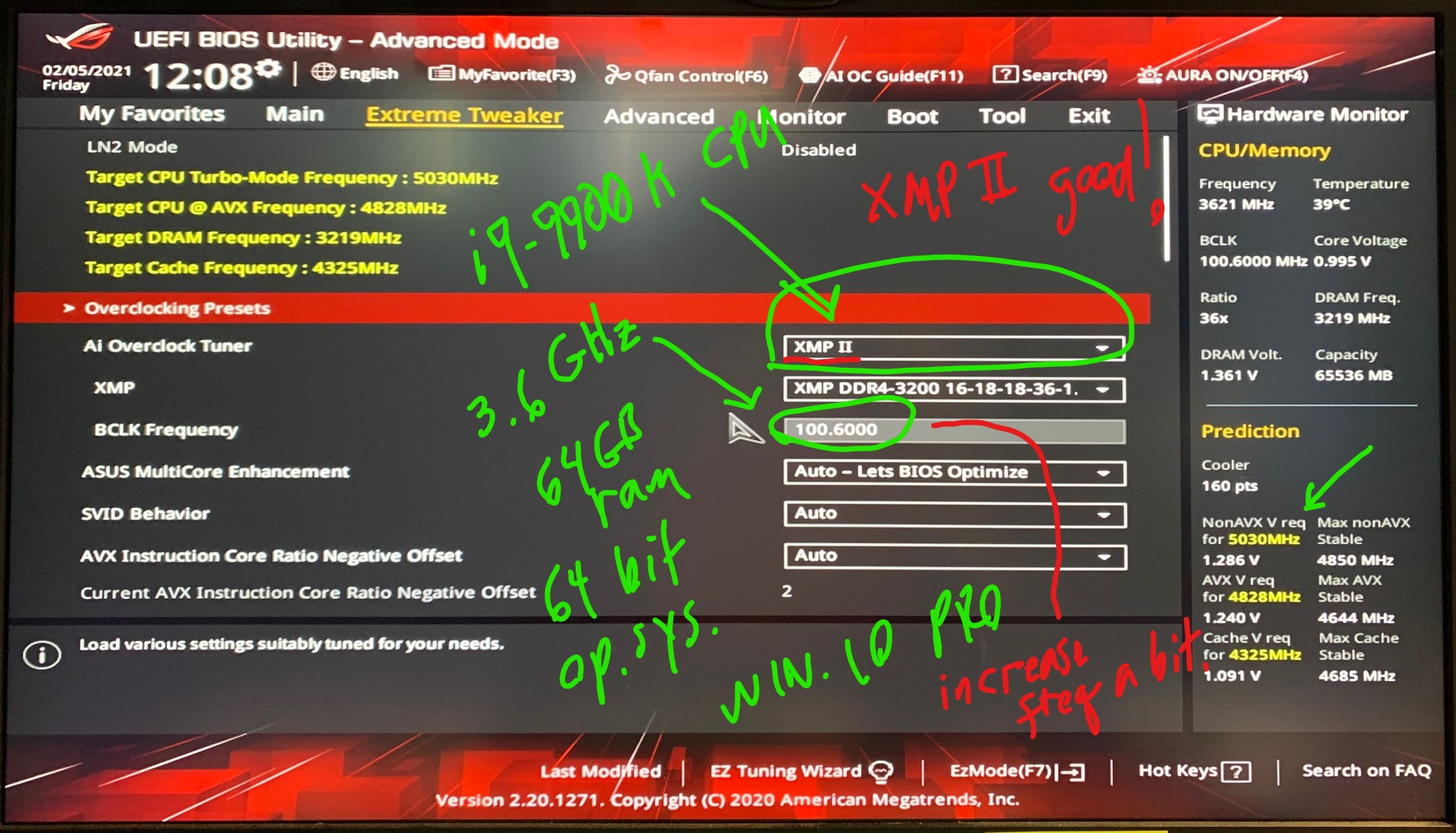 Ctd Help Possibly Xmp Ii Overclock Pc Hardware Microsoft Flight Simulator Forums