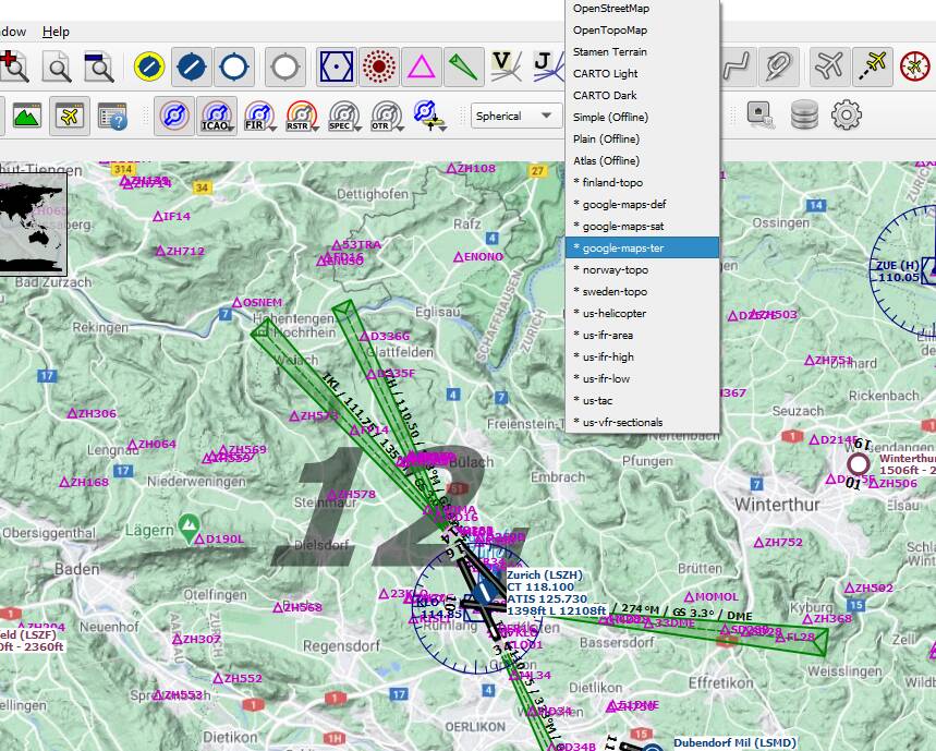 VFRmap Plugin, Google Maps for MSFS2020 — MSFS Addons