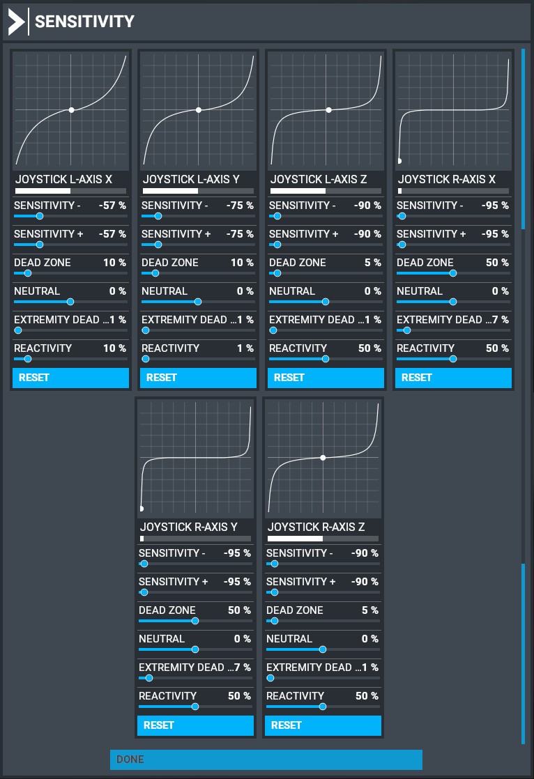 farming simulator 15 controller sensitivity