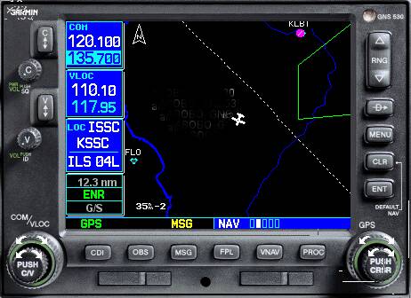 Garmin Real GNS530   with addition