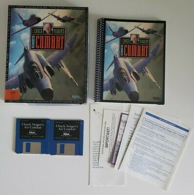 Chuck-Yeagers-Air-Combat-Vtg-Electronic-Arts-IBM