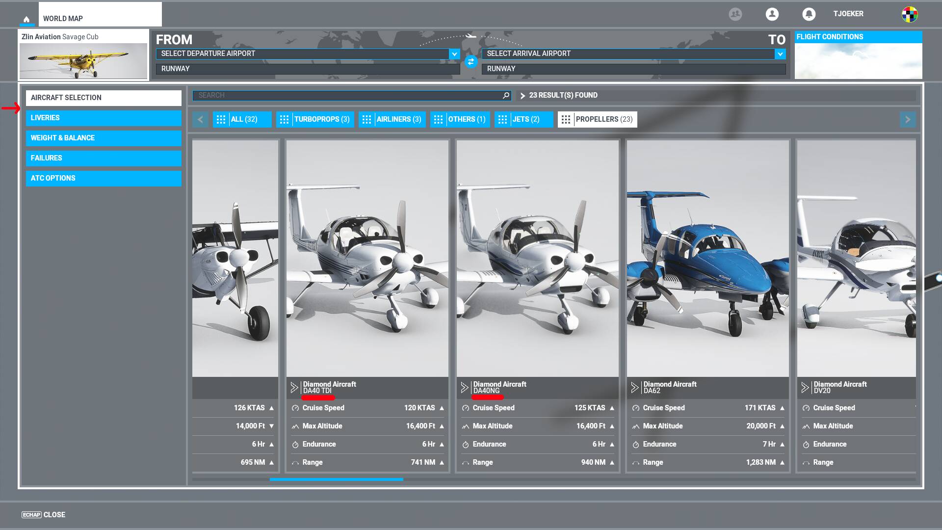 Add the developer's name/company's name in the aircraft selection menu -  Wishlist - Microsoft Flight Simulator Forums