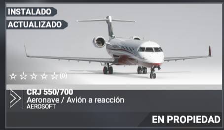 How Update The Crj Marketplace Version Aircraft Microsoft Flight Simulator Forums