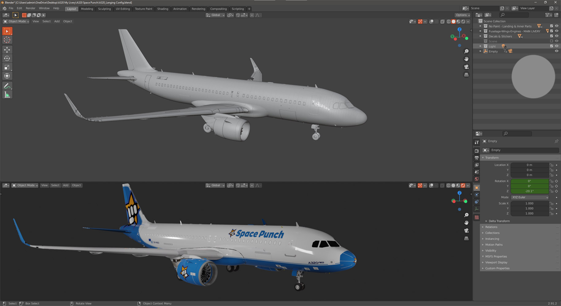 3D Livery Painting on the MSFS Models - #62 by RebuffedPurse43 - SDK ...