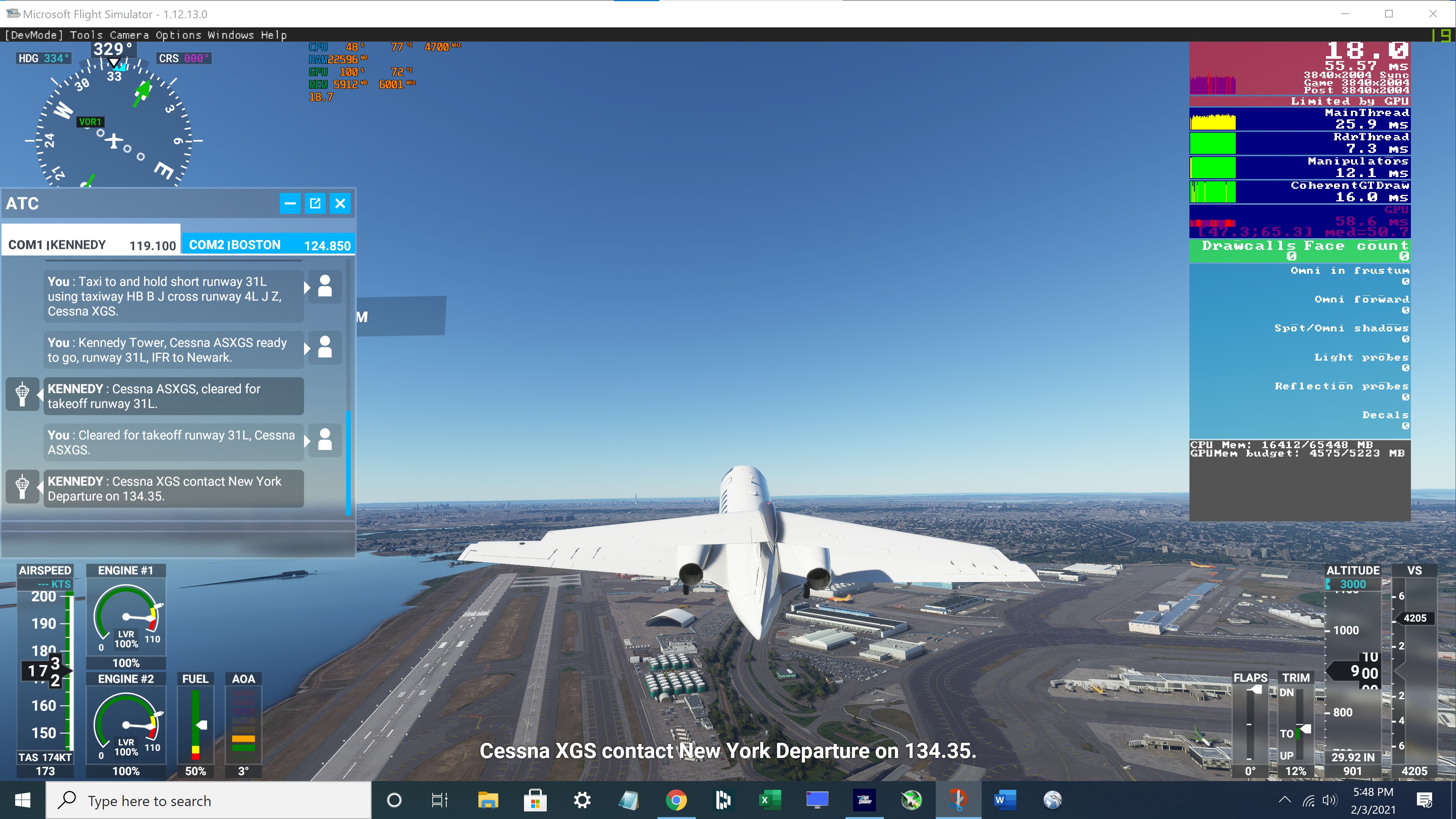 Microsoft Flight Simulator Xbox File Size Nears 100GB