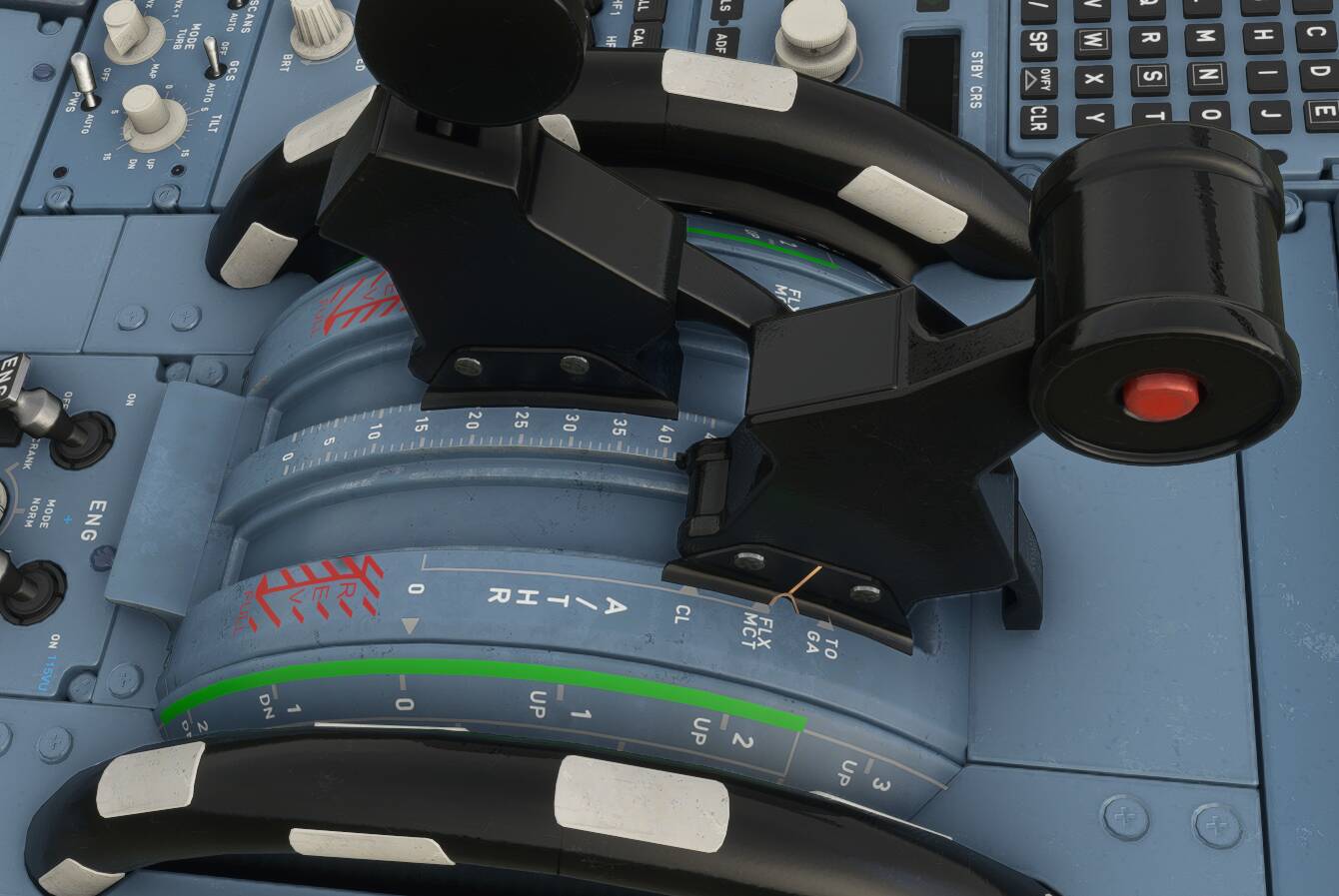 Thrustmaster airbus throttle detents Clearance