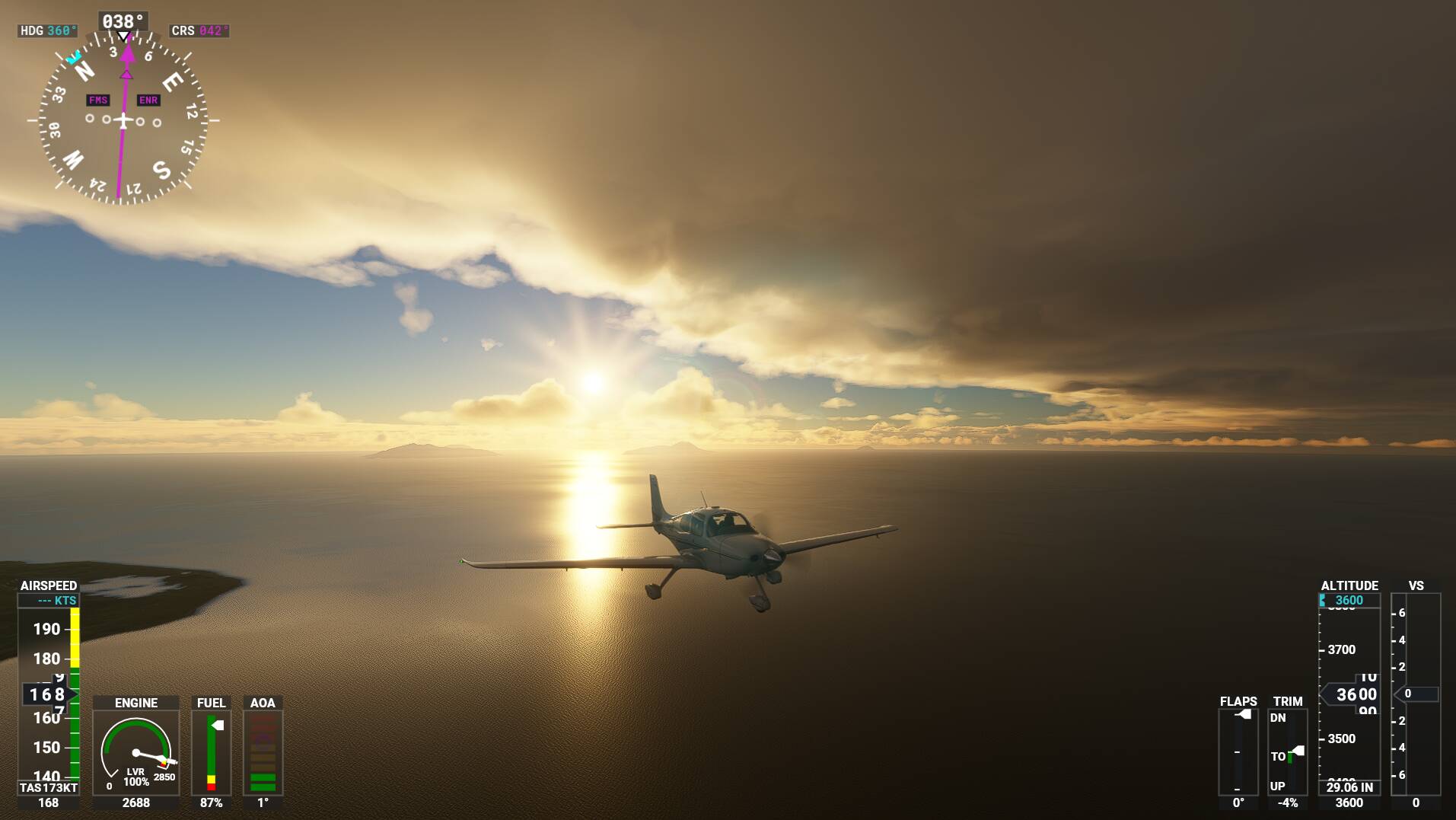 Post your sunset - Screenshots - Microsoft Flight Simulator Forums