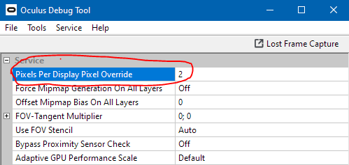 Oculus system checker clearance tool