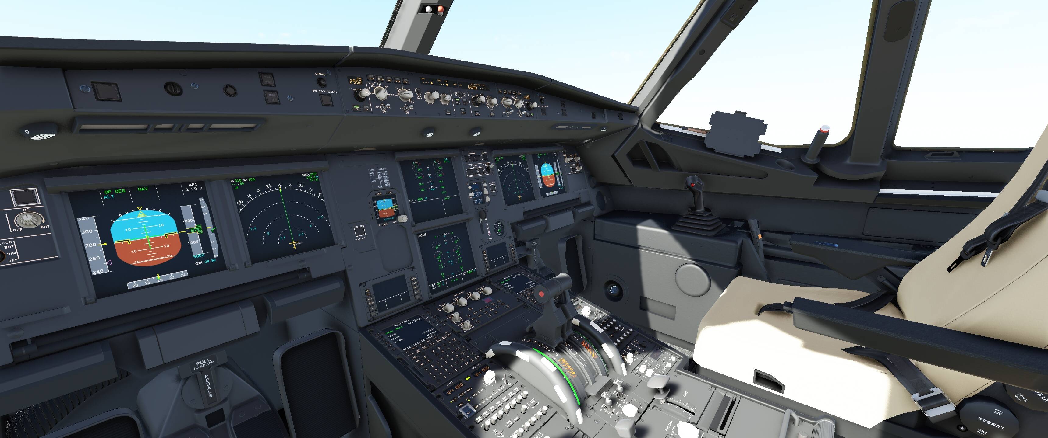 Reworked Black Cockpit Mod For A3 Neo A32nx Fbw And Pmpa321 Released Aircraft Microsoft Flight Simulator Forums