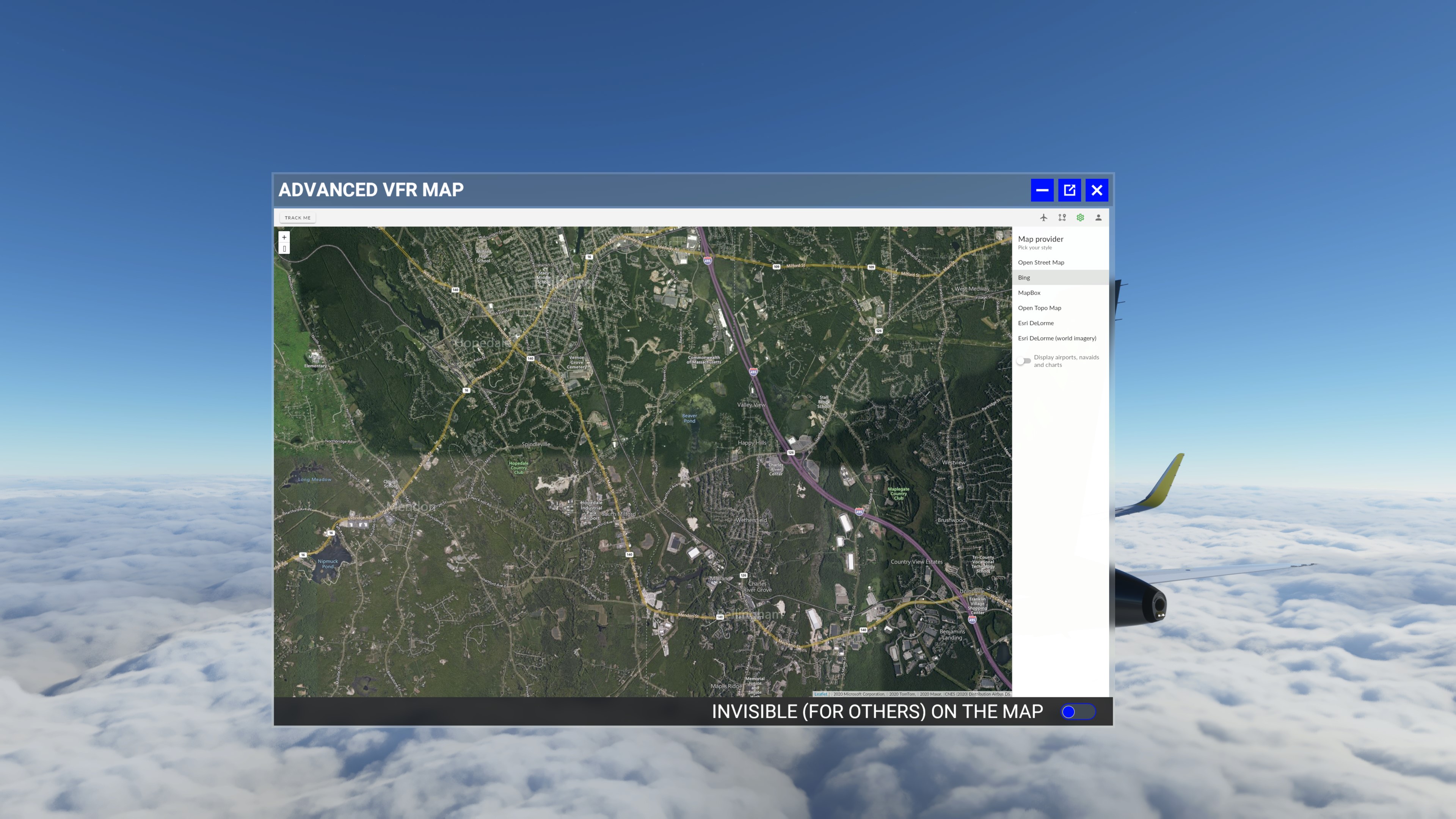 VFRmap Plugin, Google Maps for MSFS2020 — MSFS Addons