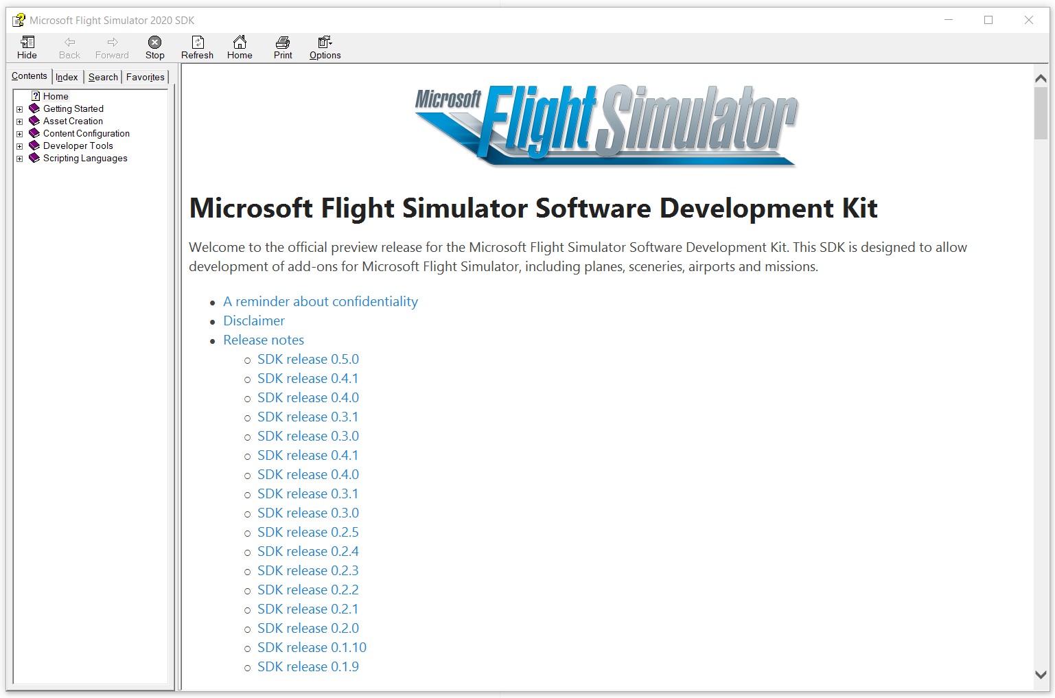 Microsoft Flight Simulator, Software