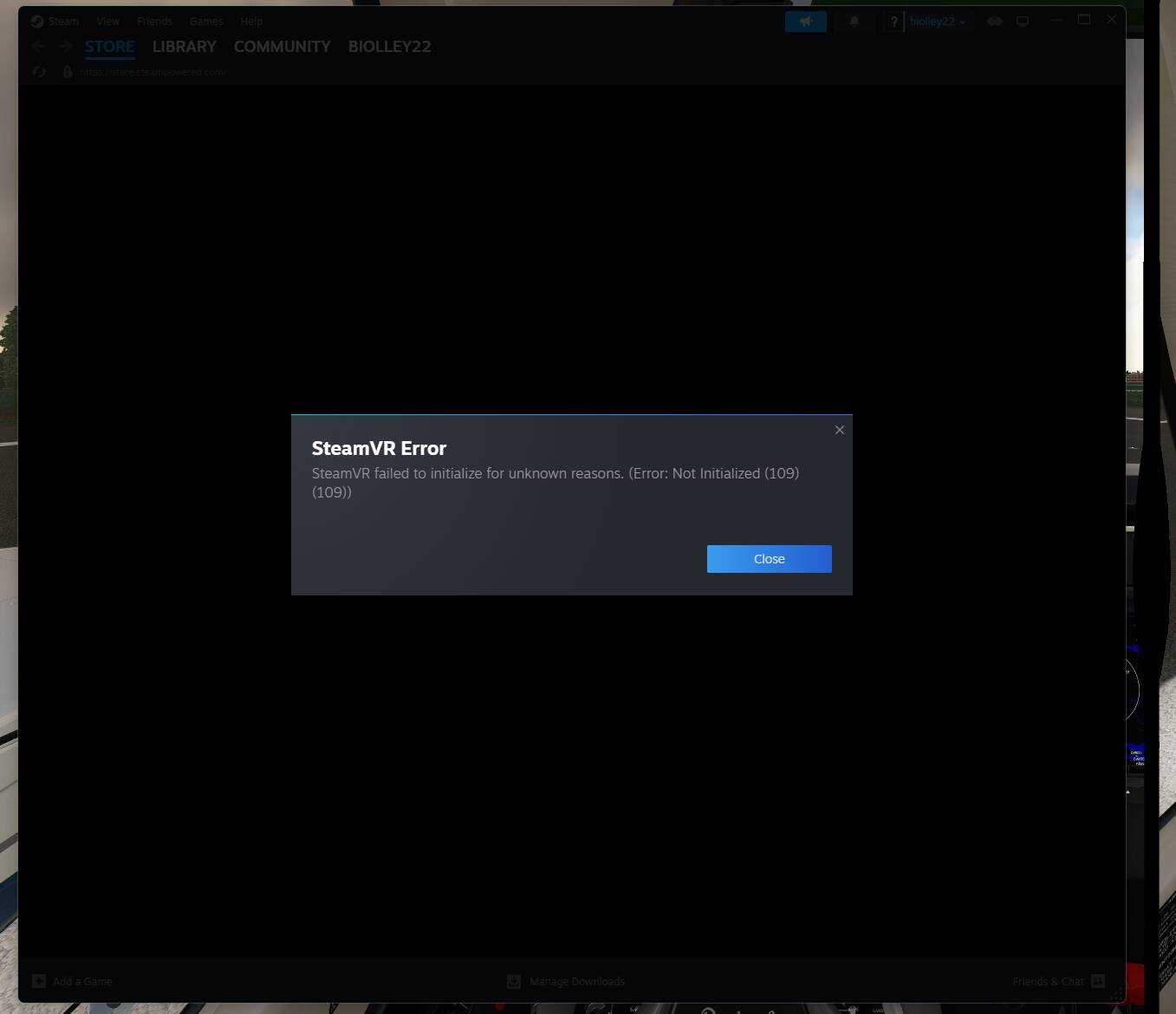 Steam vr help store