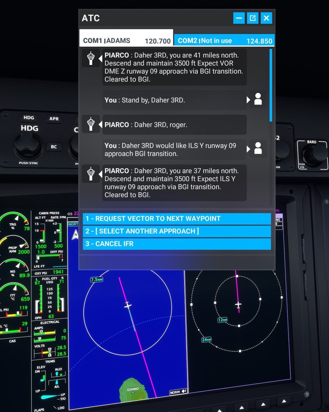 Approach Request Can't request a different approach? - ATC, Traffic & NAVAIDs ...