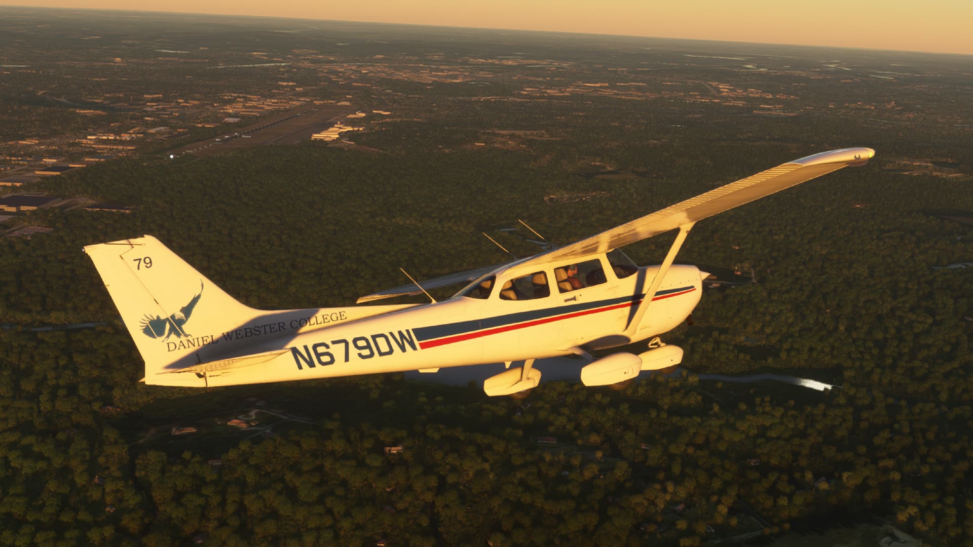 Update Cessna 172 Daniel Webster College Liveries Aircraft