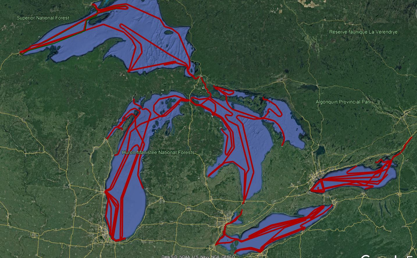 Global Ai Ship Traffic V3 Native Version And Great Lakes - World 