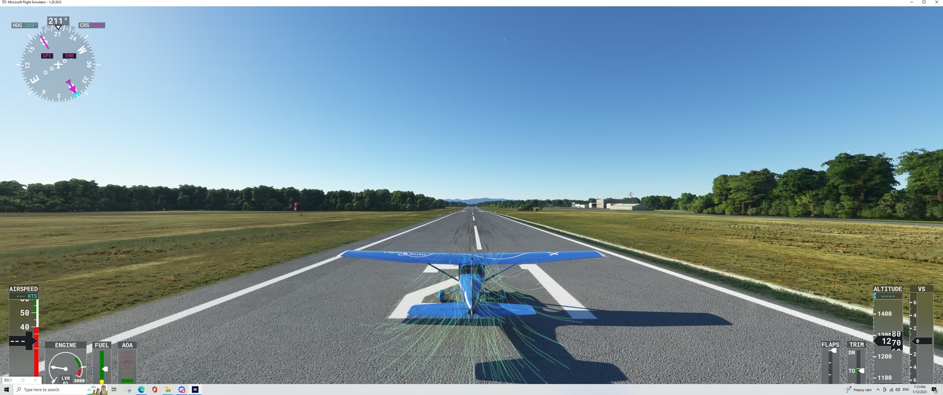 Autopilot engage causes Particle CDF Visualization Aircraft & Systems