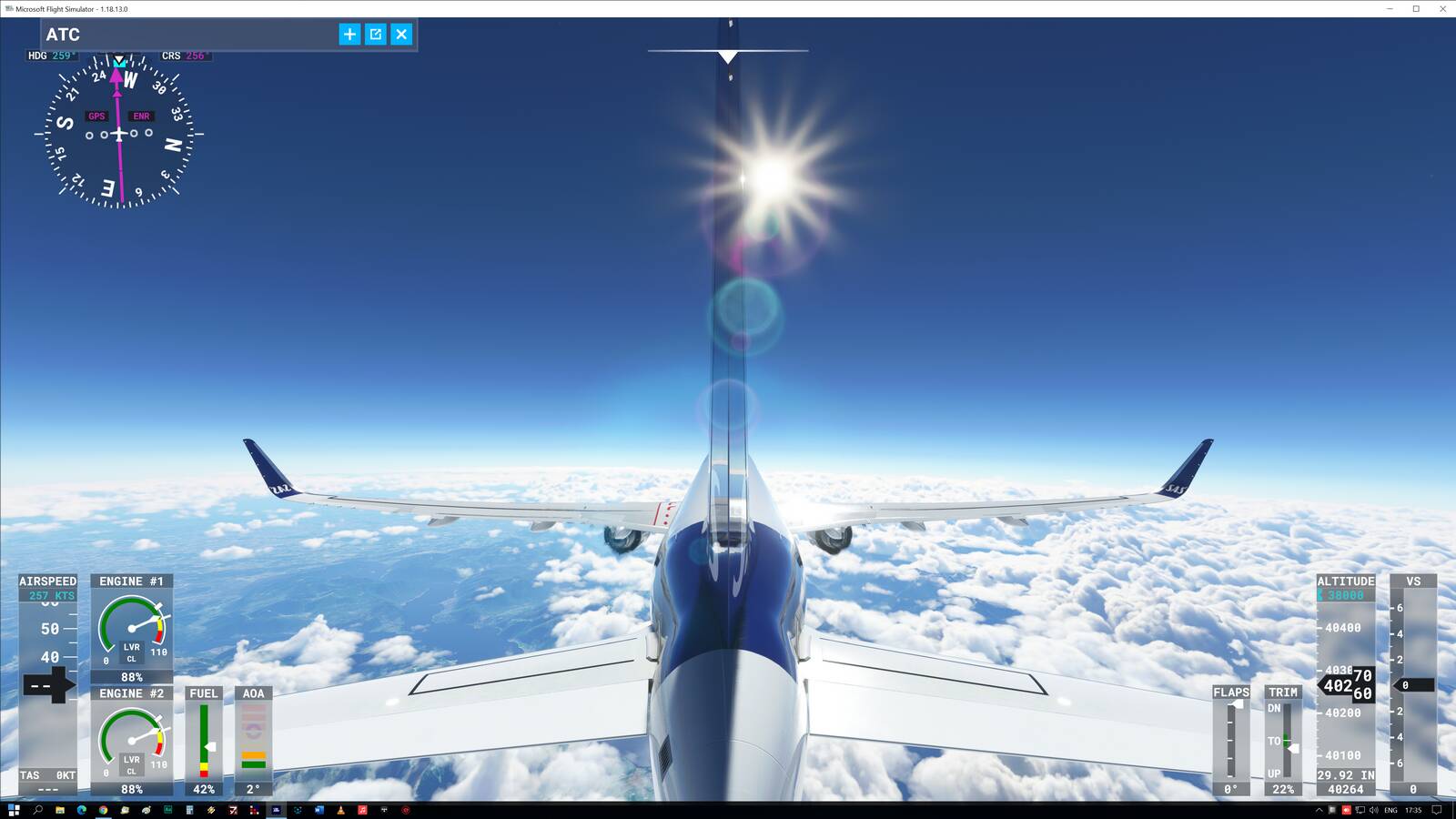 A320 autopilot does not reduce speed at high altitudes after SU5