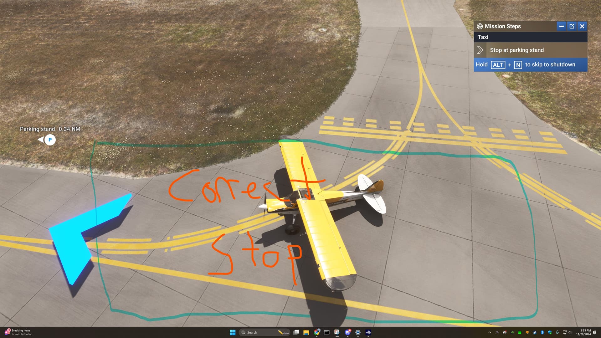 Hold short lines in Career Mode - User Interface & Activities 