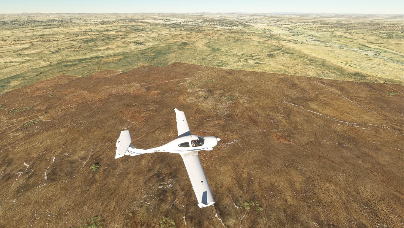 Ground snow overlay popping in and out with distance Scenery and