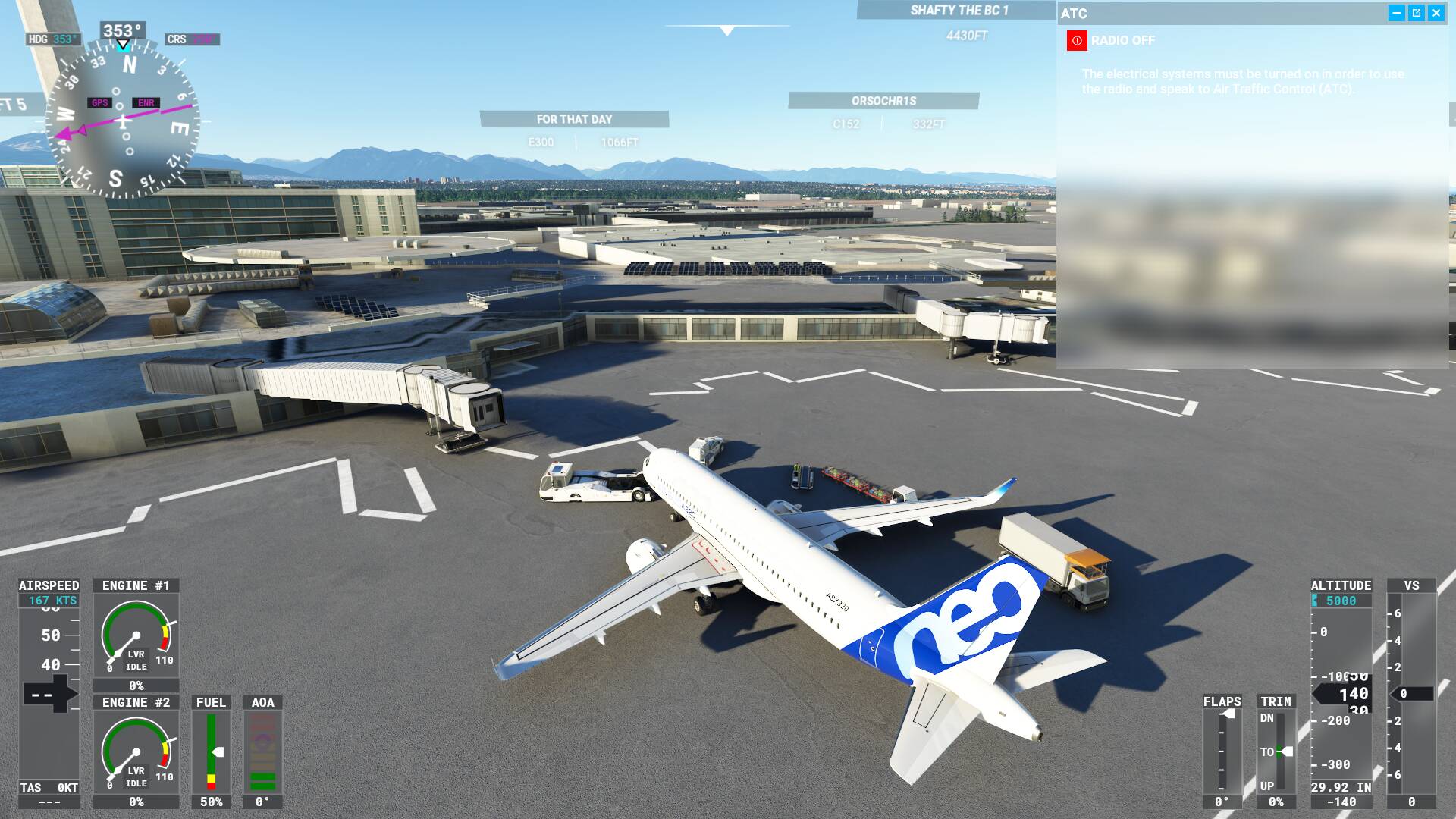 Terminal building with no apron and a taxiway straight through it (Louis  Armstrong International Airport) : r/MicrosoftFlightSim