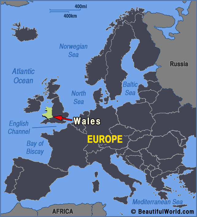 wales-europe-map