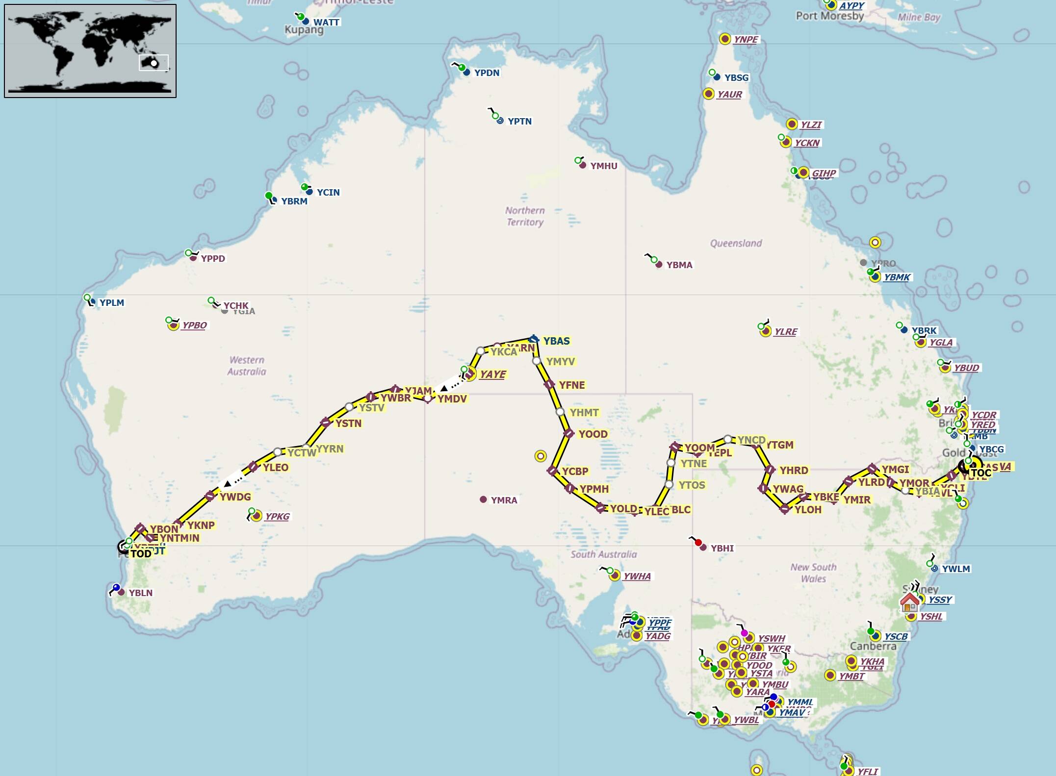 Aussie Group Flights Team: Aussie Heart - Kalgoorlie to Windarling ...