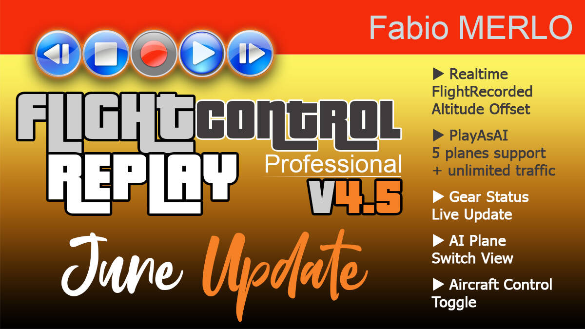 UPDATE v5.2304.1 MARCH23] FlightControlReplay v5